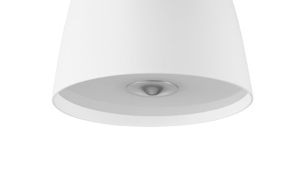 Tub lampe, hvid - Ø13 cm.